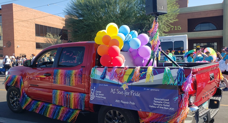 AZ Jews for Pride truck 2023